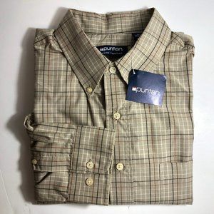 NWT Puritan Mens Long Sleeve Casual Dress Shirt XL